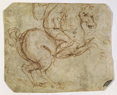 Horse and Cavalier by Leonardo da Vinci