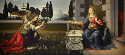 The Annunciation by Leonardo da Vinci