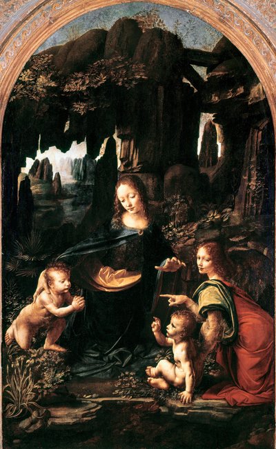 Madonna of the Rocks by Leonardo da Vinci