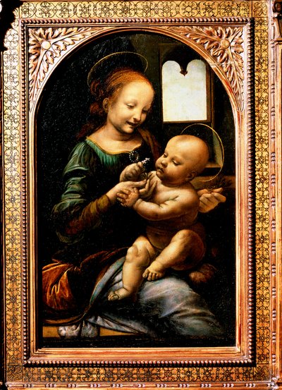 Madonna with a Flower, Madonna Benois by Leonardo da Vinci