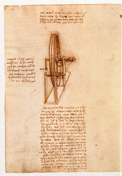 Study for a Spinning Wheel, 