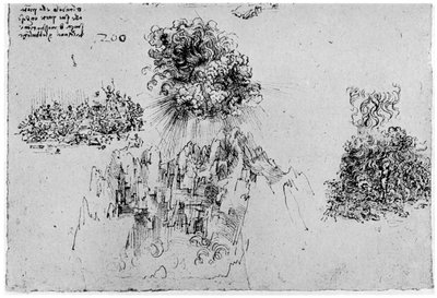 Sketch of the Last Judgement, late 15th or early 16th century by Leonardo da Vinci