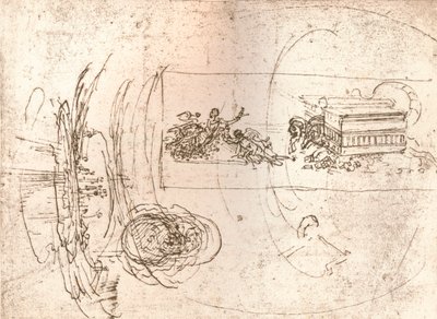 Studies for Allegorical Compositions, 1472-1519, 1883 by Leonardo da Vinci