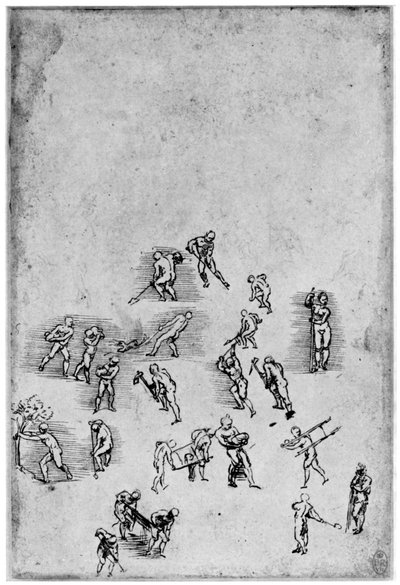 Studies in Movement by Leonardo da Vinci