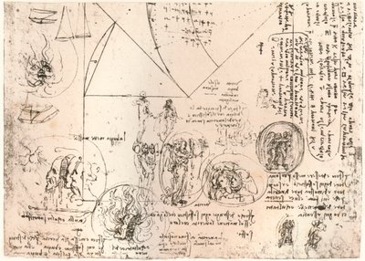 Studies of Emblems, c. 1472-c. 1519 by Leonardo da Vinci