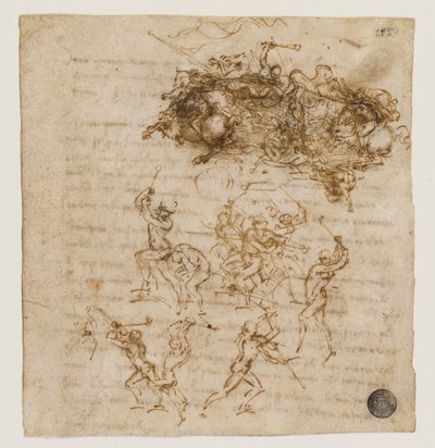 Study for the Battle of Anghiari by Leonardo da Vinci