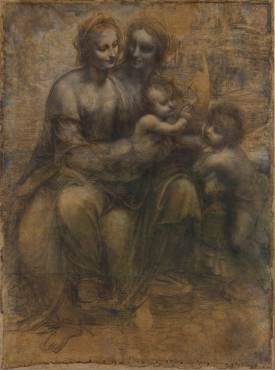 The Virgin and Child with Saint Anne and Saint John the Baptist, c.1500 by Leonardo da Vinci