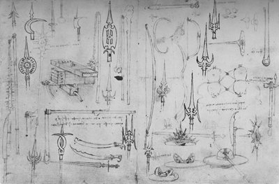 Various Arms of Offence and Defence by Leonardo da Vinci