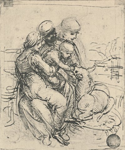 Virgin and Child with St. Anne by Leonardo da Vinci