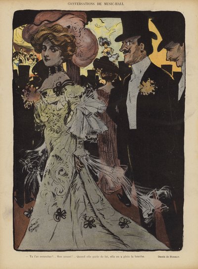 Illustration for Le Rire by Leonce Burret
