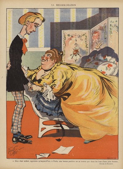 Illustration for Le Rire by Leonce Burret
