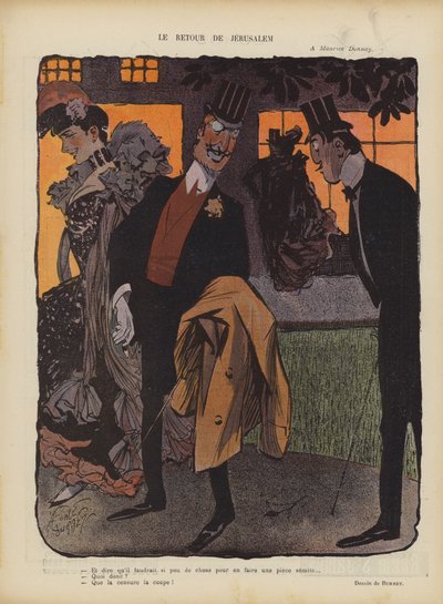 Illustration for Le Rire by Leonce Burret