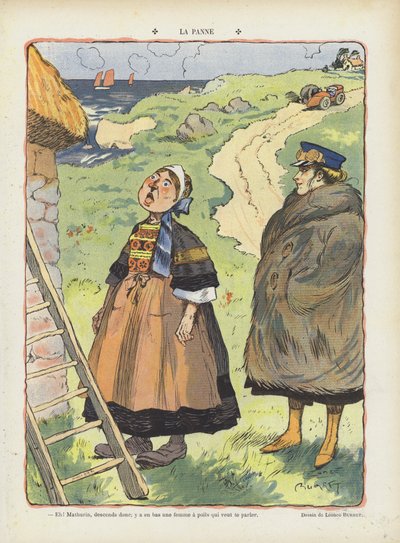 Illustration for Le Rire by Leonce Burret