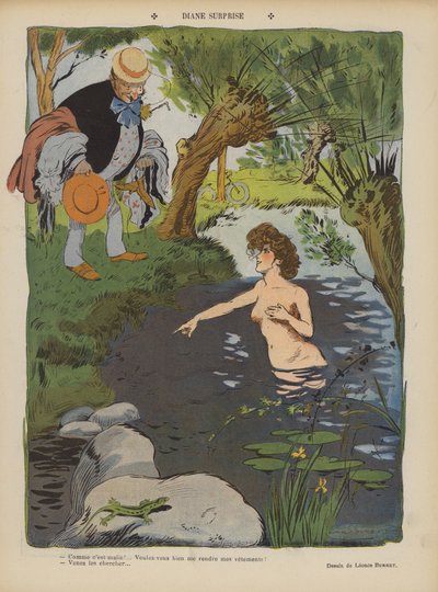 Illustration for Le Rire by Leonce Burret
