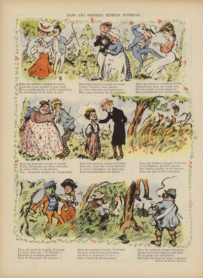Illustration for Le Rire by Leonce Burret