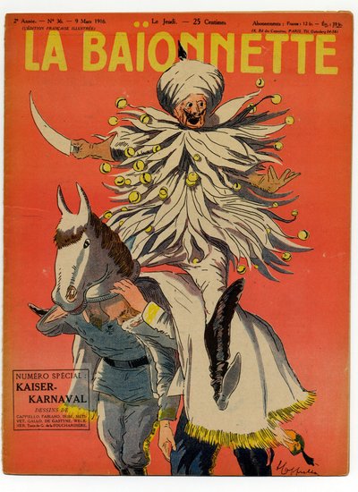 Cover of “La Baionnette” (Satirical in Colors) by Leonetto Cappiello