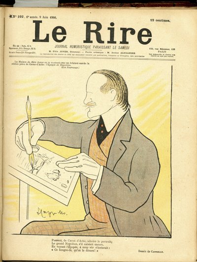 Illustration of Leonetto Cappiello for the Cover of Le Rire by Leonetto Cappiello