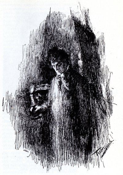 Illustration to drama The Masquerade by M. Lermontov, 1891 by Leonid Osipovic Pasternak