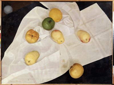 Still Life with Apples and Lemons by Leonid Terentlevich Chupyatov