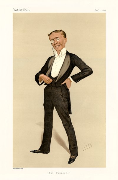 George Grossmith - Portrait Standing by Leslie Matthew (1851 1922) Ward