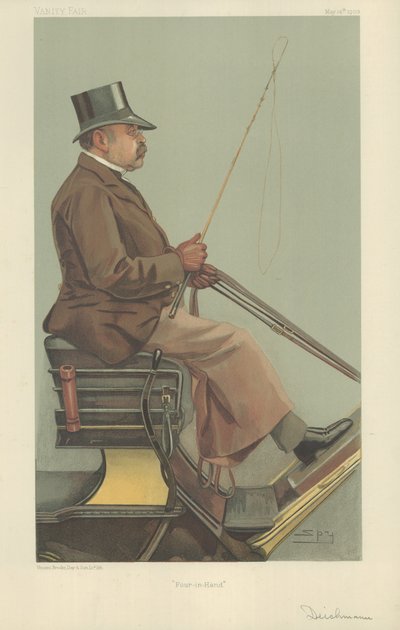 Baron Adolph Wilhelm Deichmann by Leslie Matthew Ward