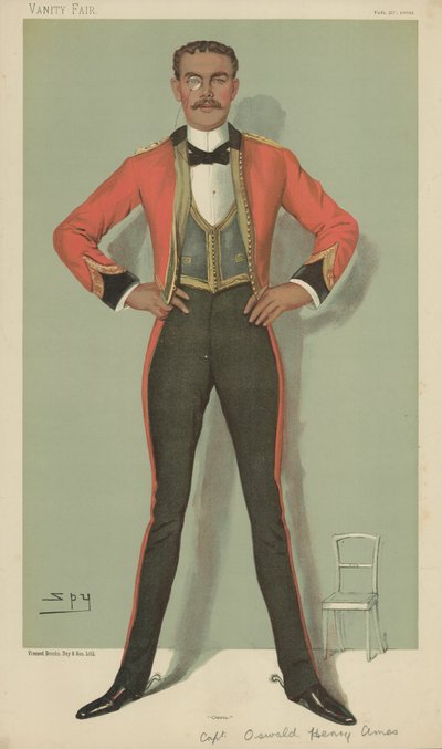Captain Oswald Henry Ames by Leslie Matthew Ward