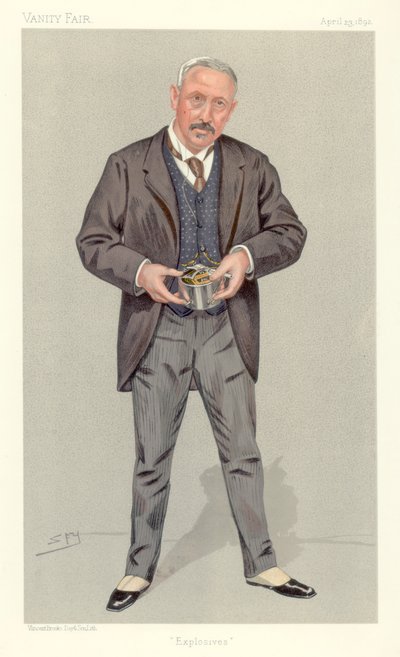 Colonel Vivian Dering Majendie, Chief Inspector of Explosives, 1892 by Leslie Matthew Ward