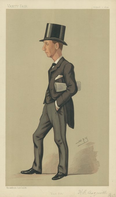 Herbert Henry Asquith by Leslie Matthew Ward