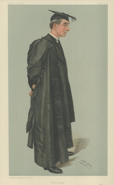 Hubert Burge, the Headmaster of Winchester by Leslie Matthew Ward