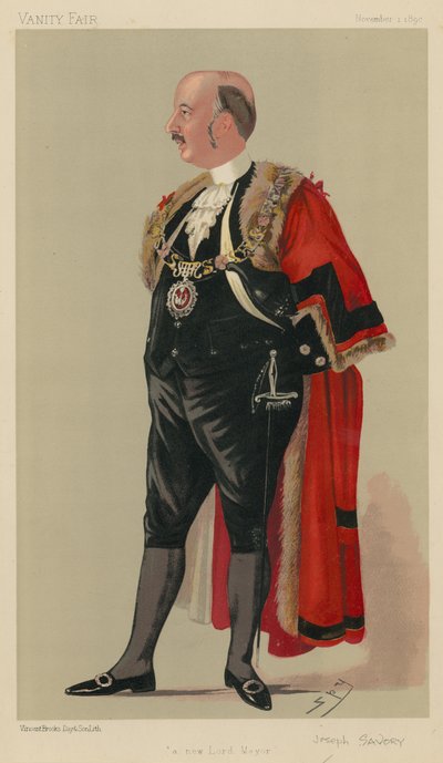Mr Alderman Joseph Savory by Leslie Matthew Ward