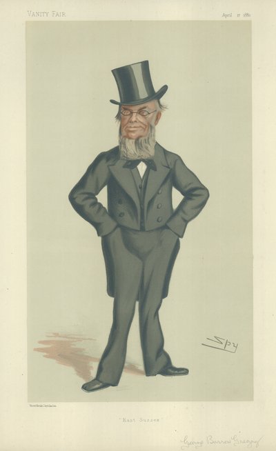 Mr George Burrow Gregory by Leslie Matthew Ward