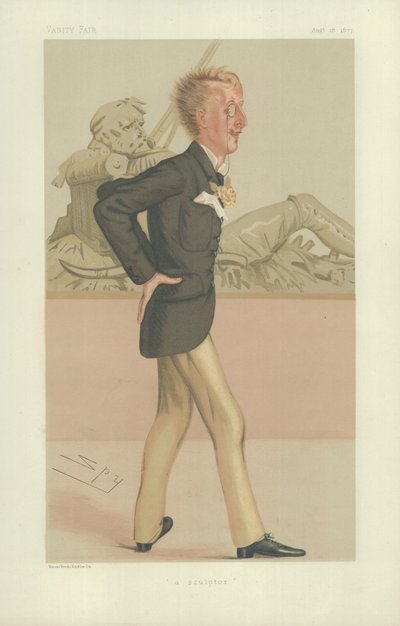Mr George Granville Leveson-Gower by Leslie Matthew Ward