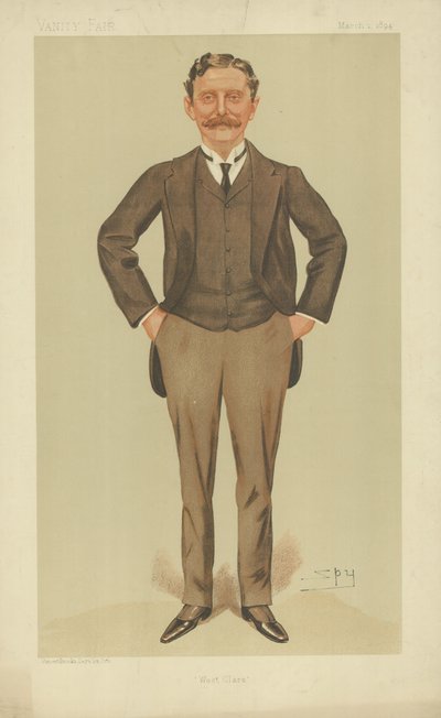 Portrait of Mr Rochfort Maguire by Leslie Matthew Ward