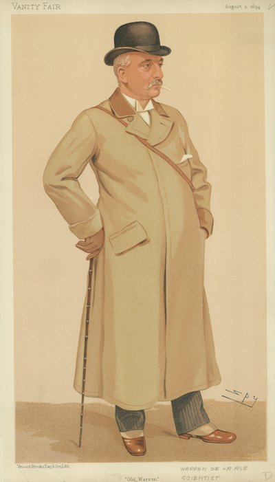 Mr Warren William De La Rue by Leslie Matthew Ward