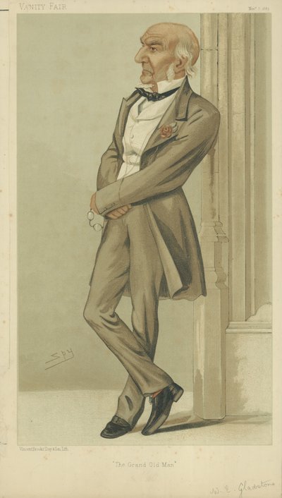 Mr. William Ewart Gladstone by Leslie Matthew Ward