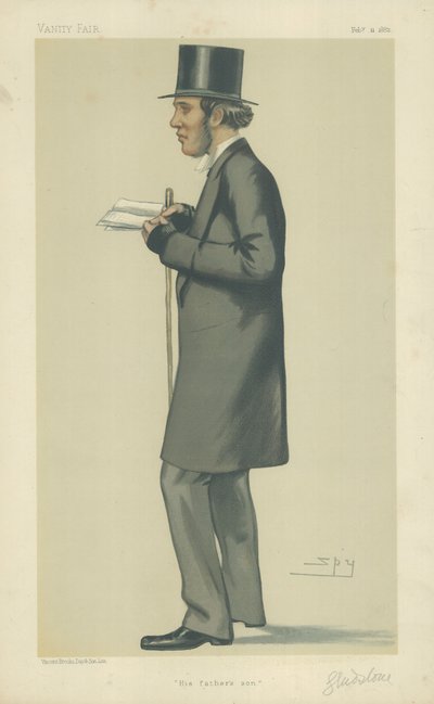 Mr William Henry Gladstone by Leslie Matthew Ward