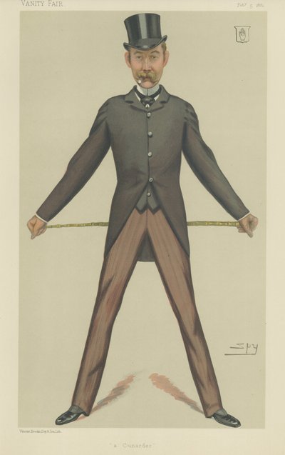 Sir B E Cunard by Leslie Matthew Ward