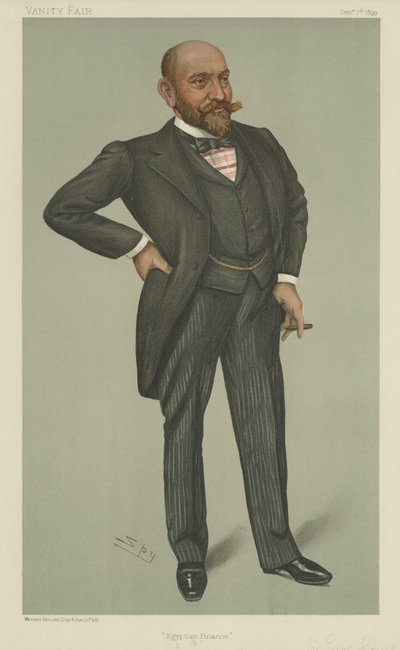 Sir Ernest Cassell by Leslie Matthew Ward