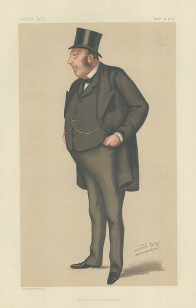 Sir John Holker by Leslie Matthew Ward