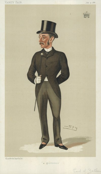 The Earl of Zetland, a Gentleman by Leslie Matthew Ward