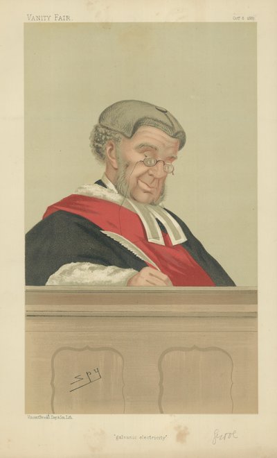 The Hon Sir William Robert Grove by Leslie Matthew Ward