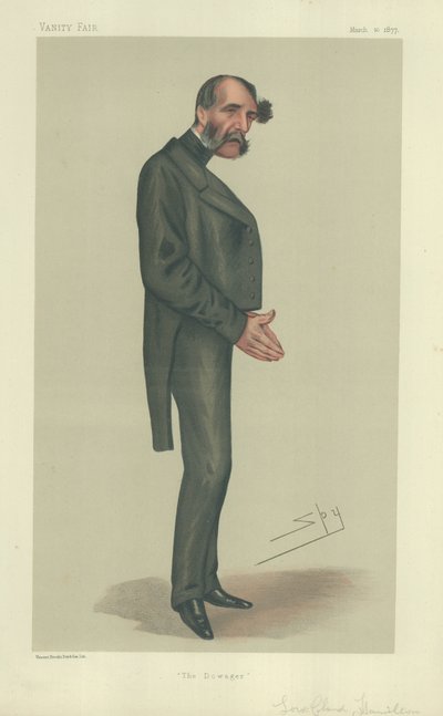 The Right Hon Lord Claud Hamilton, The Dowager, Illustration from 
