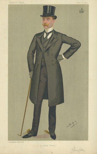 The Right Hon Lord Houghton by Leslie Matthew Ward