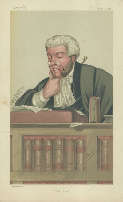 The Right Hon Sir George Jessel by Leslie Matthew Ward