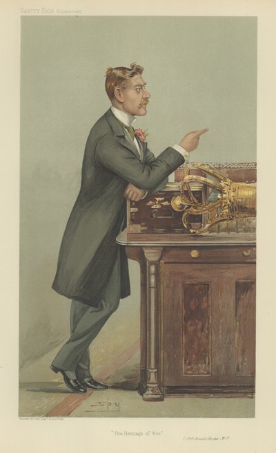 The Right Honourable Hugh Oakeley Arnold-Foster by Leslie Matthew Ward