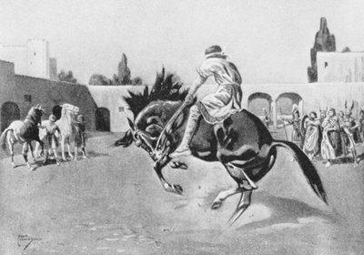 Basil I breaking a Wild Horse by Leslie Mosley
