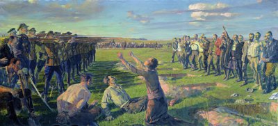 The Execution of the First Council of Berdyansk by Lev Grigoryevich Neumark