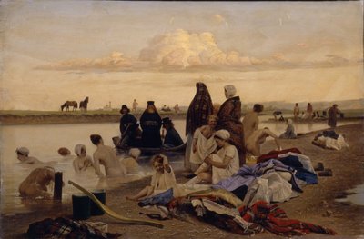 Monks. Wrongly Stranded by Lev Grigoryevich Solovyev