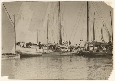 Oyster Boats, Mobile Bay, Alabama by Lewis W. Hine