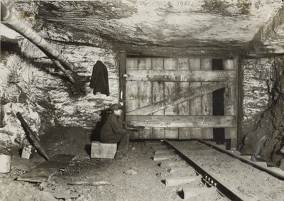 Boy Waiting for Coal to Come Through by Lewis Wickes Hine